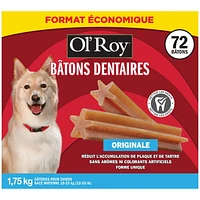 Ol’ Roy Original Dental Sticks, 72 Sticks (1.75 kg)