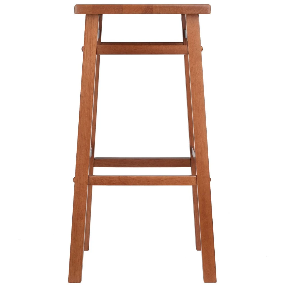 Winsome Carter Bar Stool 29", Teak Finish