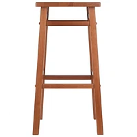 Winsome Carter Bar Stool 29", Teak Finish