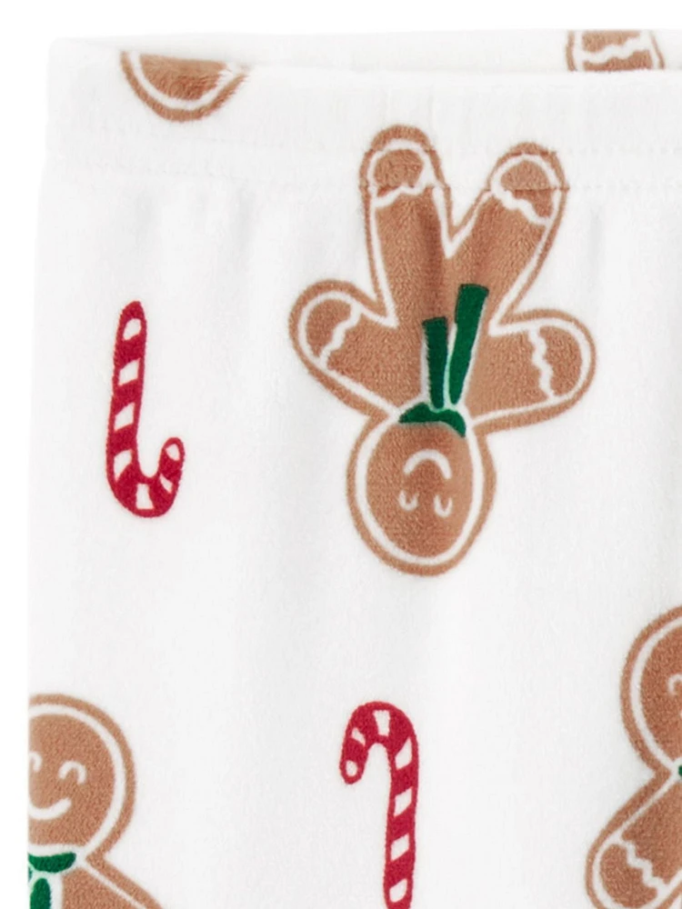 Carter's Child of Mine Toddler Girl 2pc PJ - Gingerbread Candycane, 12 Months - 5T