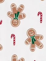Carter's Child of Mine Toddler Girl 2pc PJ - Gingerbread Candycane, 12 Months - 5T