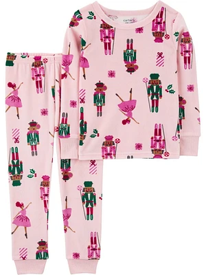 Carter's Child of Mine Toddler Girl 2pc PJ - Pink Nutcracker