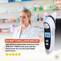 MOBI DualScan Prime Ear & Forehead Thermometer, Dual temperature reading!