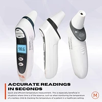 MOBI DualScan Prime Ear & Forehead Thermometer, Dual temperature reading!