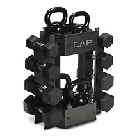 CAP Dumbbell and Kettle Bell Storage Rack