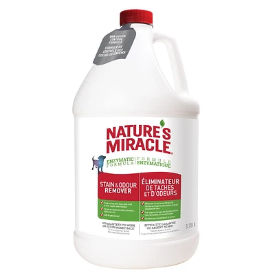 Nature’s Miracle Stain And Odor Remover Dog, Odour Control Formula, 3.78L