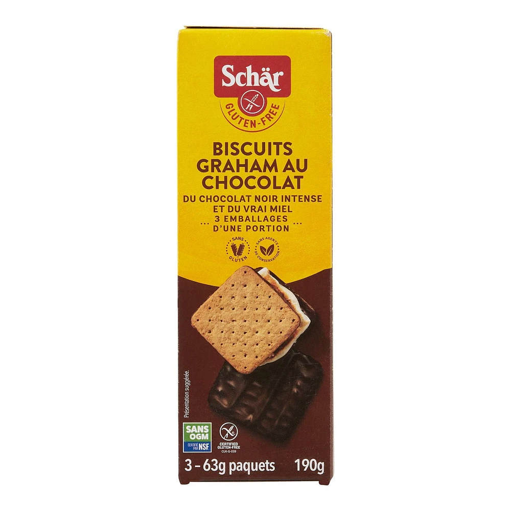 Biscuits graham au chocolat sans gluten Schär 190g