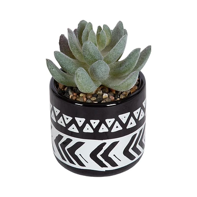 hometrends Taboo Mini Faux Succulent