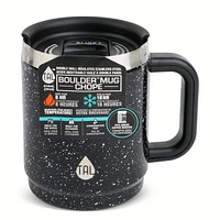 TAL Stainless Steel Boulder Coffee Mug 14 fl oz, Black