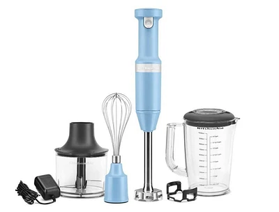 KitchenAid® Mélangeur à main sans fil à vitesses variables avec accessoires