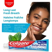 Colgate Max Fresh Toothpaste with Mini Breath Strips, Cool Mint, 52 mL