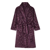 George Women's Plush Robe, Sizes S/M-L/XL