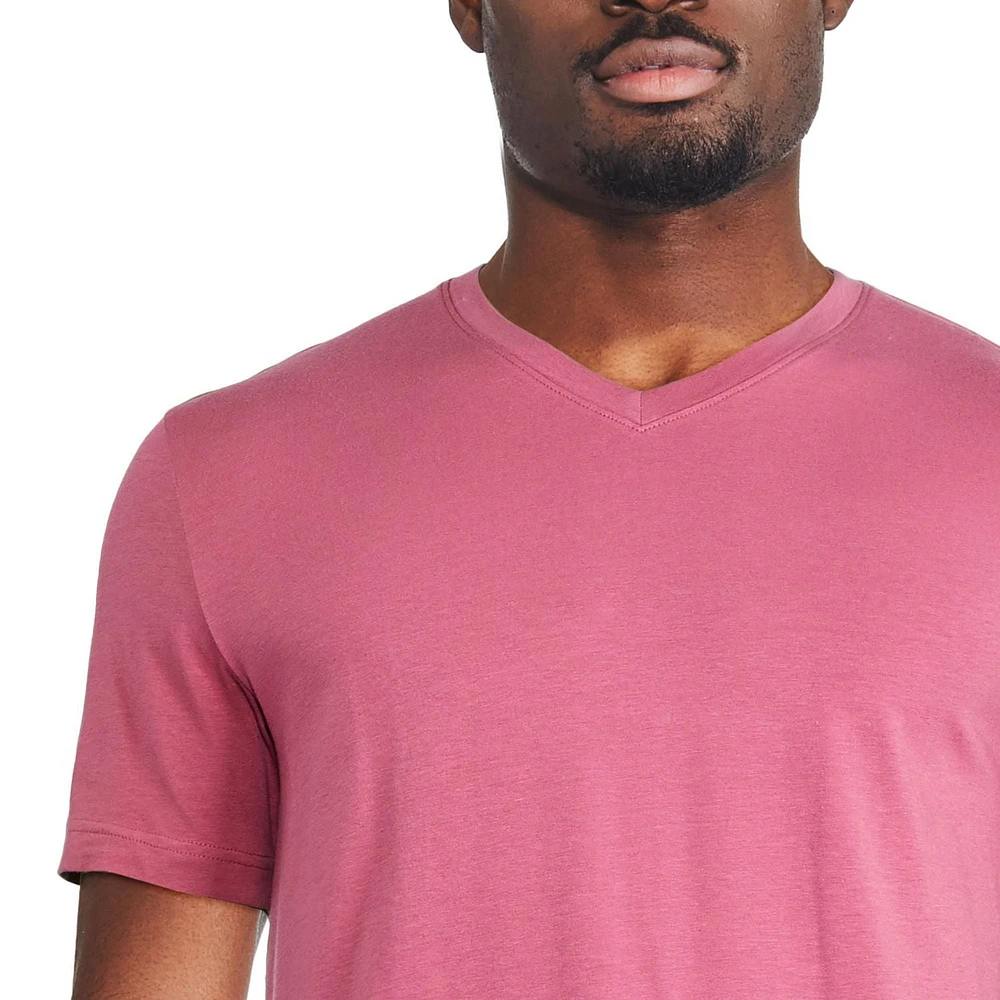 George Men's Stretch V-Neckline Tee