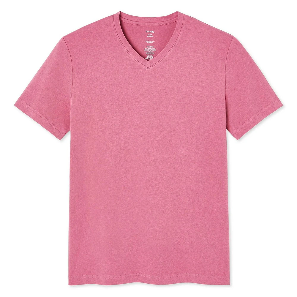 George Men's Stretch V-Neckline Tee