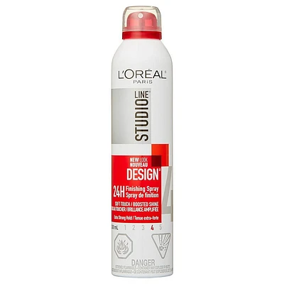 L'Oréal Paris Fixatif 24 h Finition Soft Touch/Boost Shine Design Studio Line