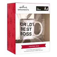 Hallmark Christmas Ornament (The Office World's Best Boss Coffee Mug)