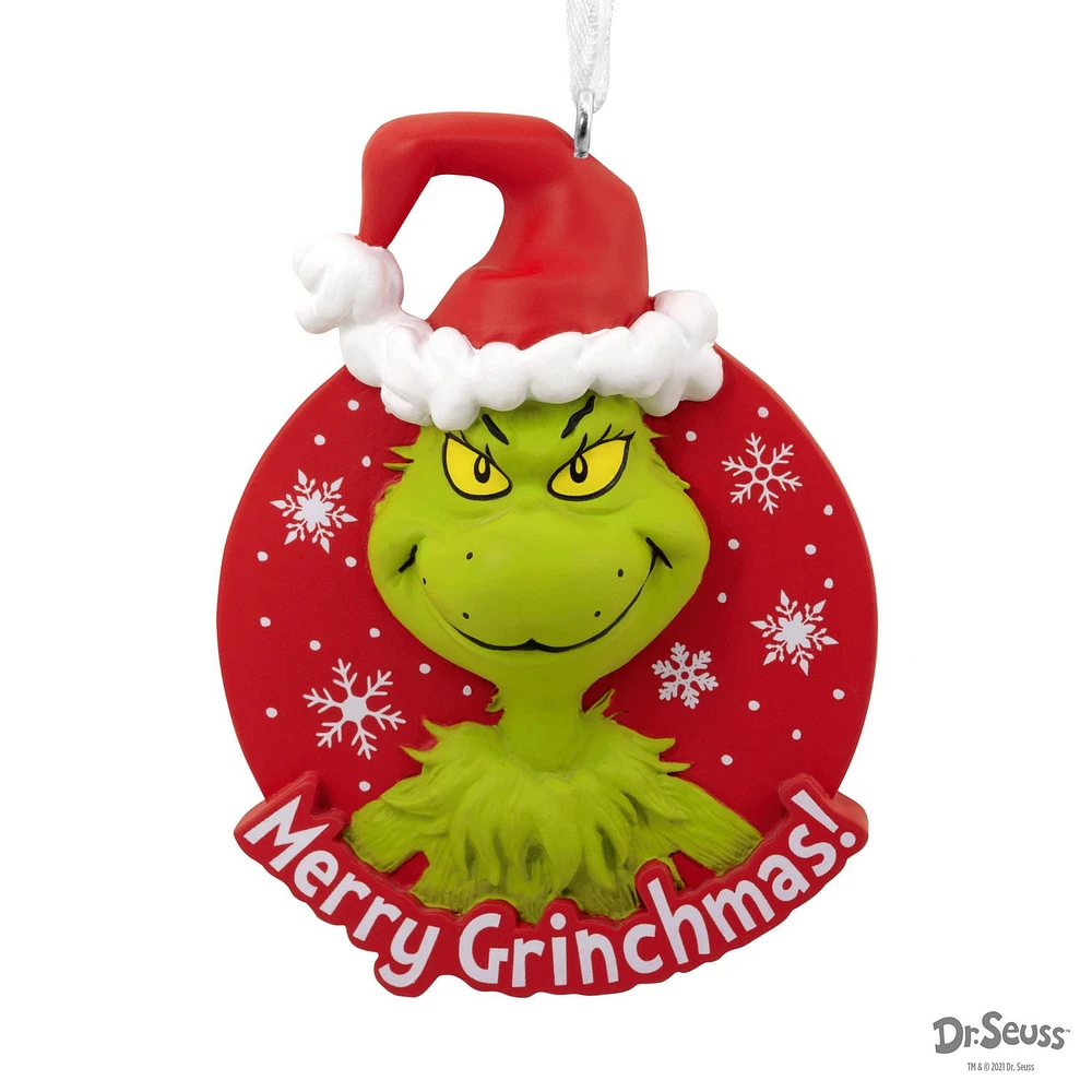 Hallmark Christmas Ornament (Dr. Seuss's How the Grinch Stole Christmas! Merry Grinchmas)