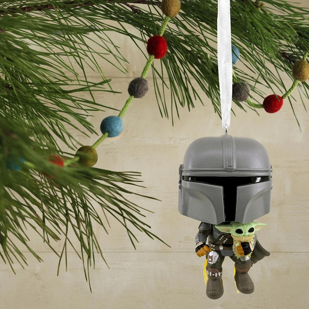 Décoration Hallmark de Noël (Grogu, La Guerre des étoiles : Le Mandalorien, Funko POP!)