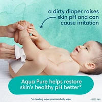Pampers Aqua Pure Sensitive Baby Wipes 6X Pop-Top, 336CT