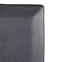 Better Homes & Gardens Anderson Dark Gray Square-Shaped Dinner Plate, DINNER PLATE