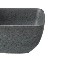 Better Homes &  Gardens Dark Gray Square-Shaped Stoneware Cereal Bowl, BOWL