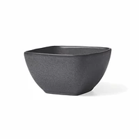 Better Homes &  Gardens Dark Gray Square-Shaped Stoneware Cereal Bowl, BOWL