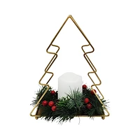 Holiday Time Christmas Fireless Candle Decor