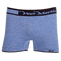 Yves Martin Men's Solid Seamless Heather Trunks