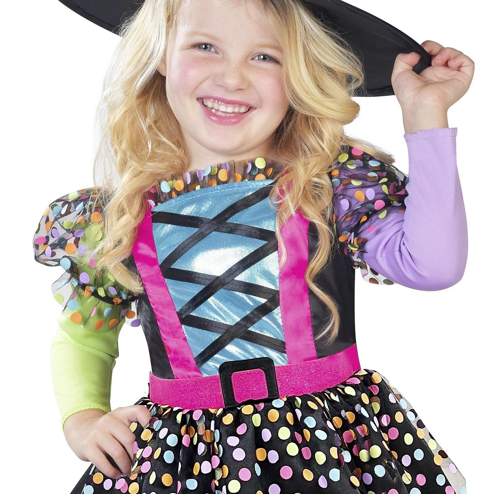 Goodmark Polka Dot Witch Halloween Costume