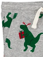 Carter's Child of Mine Toddler Boys' Christmas Dinosaur 2 Piece Set Sizes 2T-5T, 2T-5T
