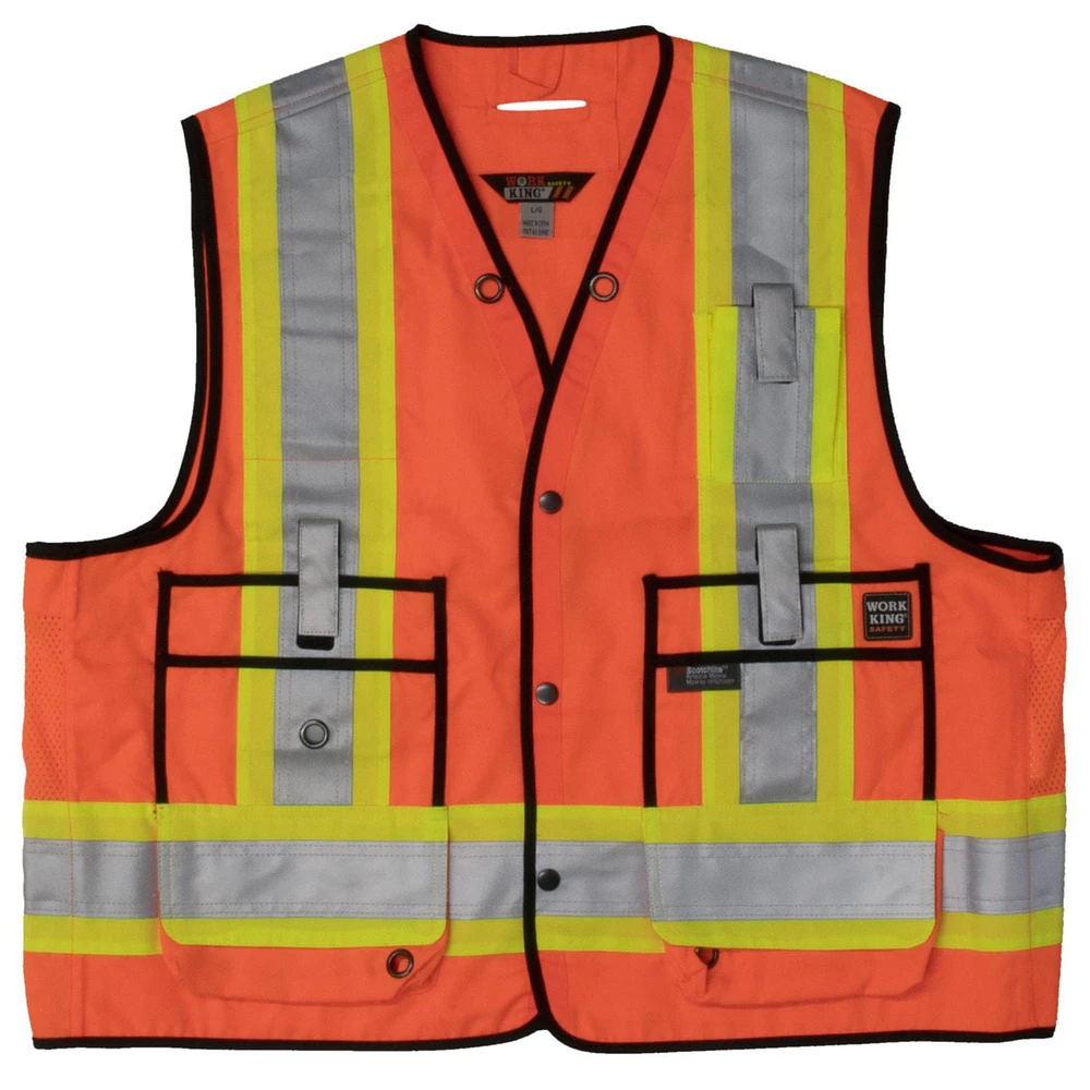 TOUGH DUCK Men's Surveyor Safety Vest
