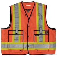 TOUGH DUCK Men's Surveyor Safety Vest
