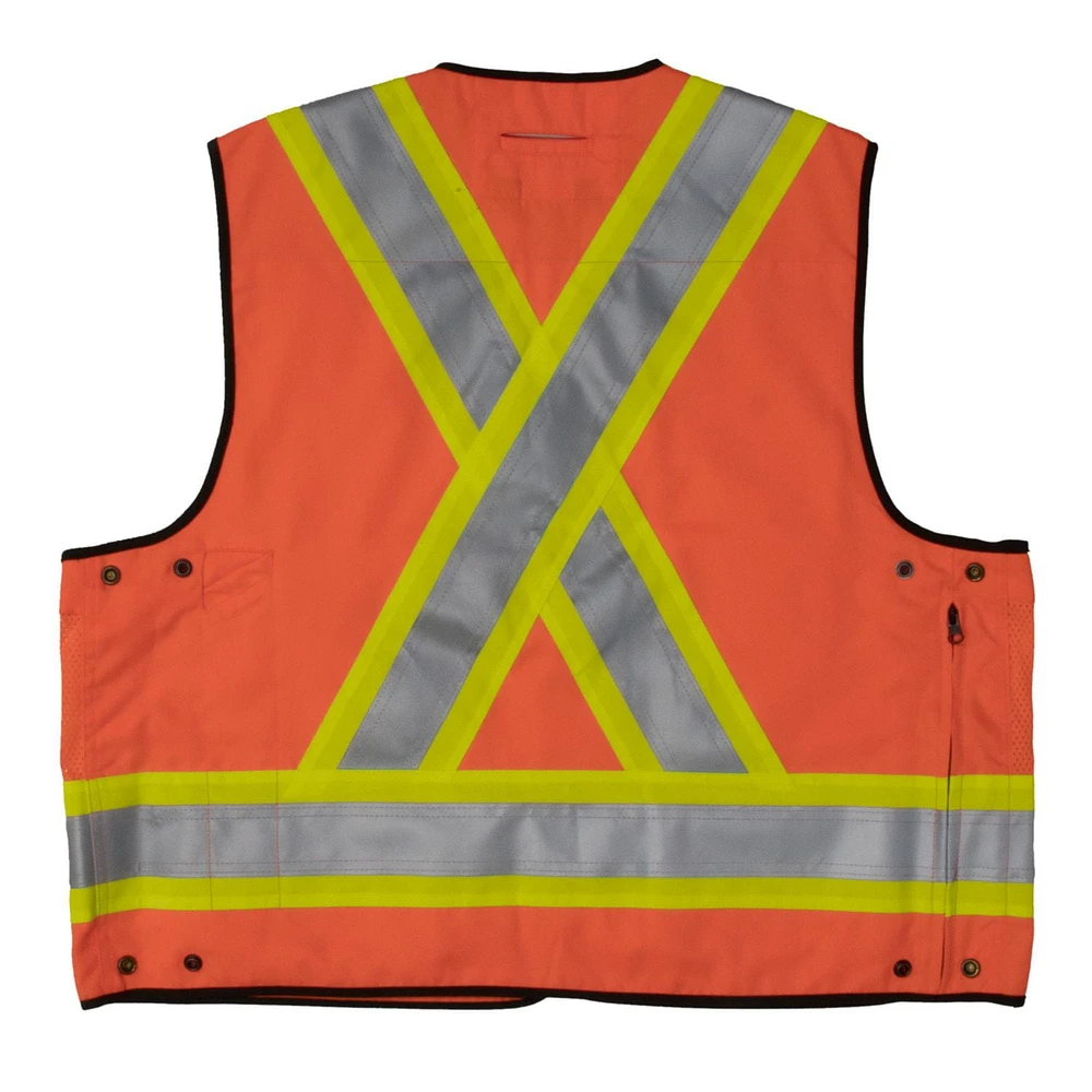 TOUGH DUCK Men's Surveyor Safety Vest
