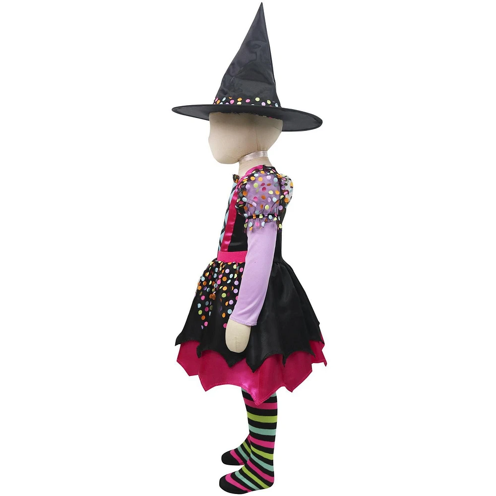 Goodmark Polka Dot Witch Halloween Costume