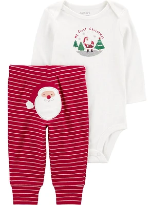 Carter's Child of Mine Baby Neutral Christmas 2 Piece Sizes Newborn-24M