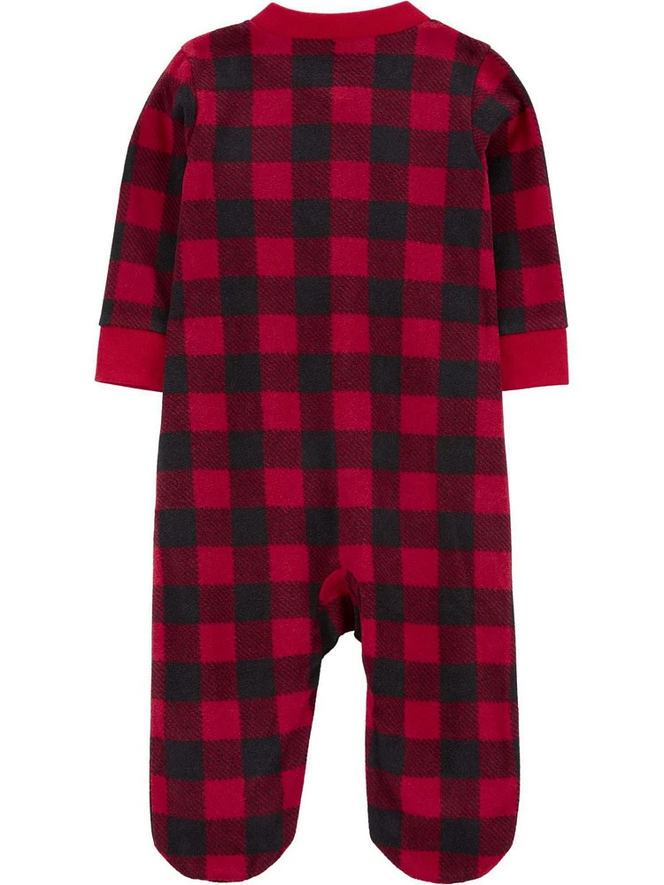 Carter's Child of Mine Baby Neutral Reindeer Sleep n' Play Sizes Preemie-6/9M, Preemie - 6/9 Months
