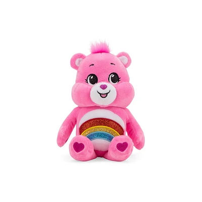 Care Bears 22,9 cm en peluche scintillante – Cheer Bear