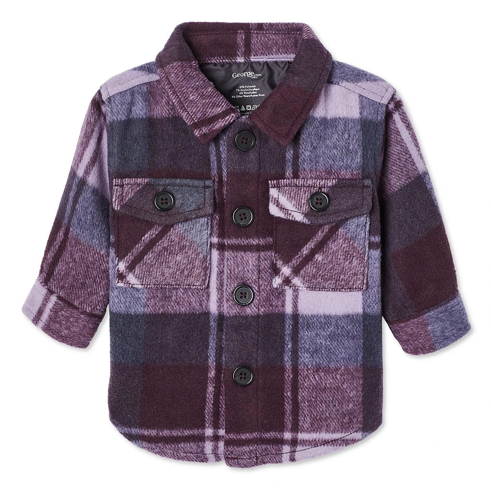 George Baby Boys' Plaid Shacket