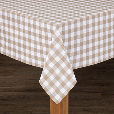 Fabstyles Country Check Nappe Décor de ferme pour une utilisation intérieure/extérieure, pique-niques, barbecues, repas-partage, événements d'ét