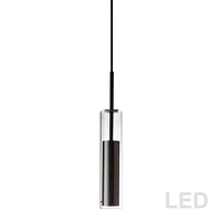 Dainolite LUN-1LEDP-BK Black Pendant