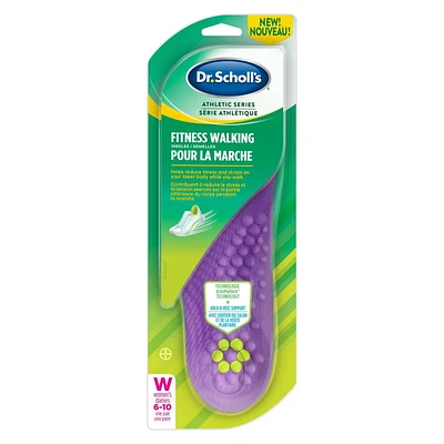 Dr. Scholl’s Athletic Series Fitness Walking Insoles, Women