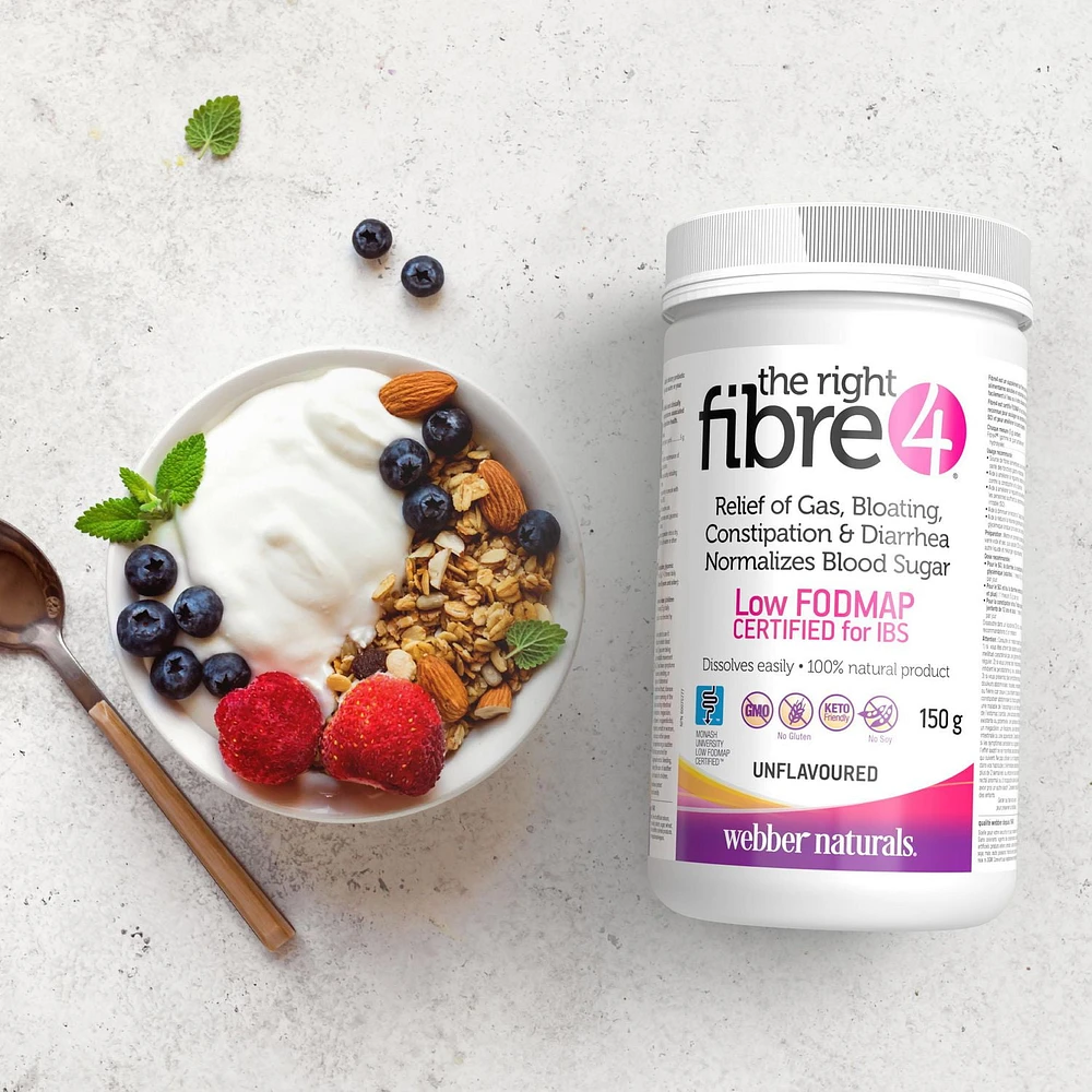 Webber Naturals® The Right Fibre4®, Unflavoured 150 g, 150 g Powder