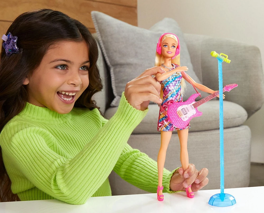 Barbie: Big City, Big Dreams Barbie “Malibu” Doll with Music Feature, 3 to 7 Years