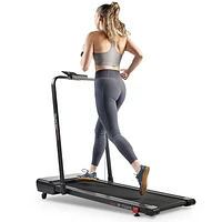 Sunny Health & Fitness Treadpad Pacer Dual Mode Walking/Running Treadmill with 6-Level Auto Incline, Remote Control & Exclusive SunnyFit App Enhanced Bluetooth Connectivity