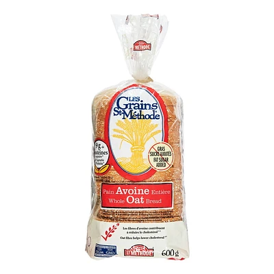 Les Grains St-Méthode Whole Oat Bread