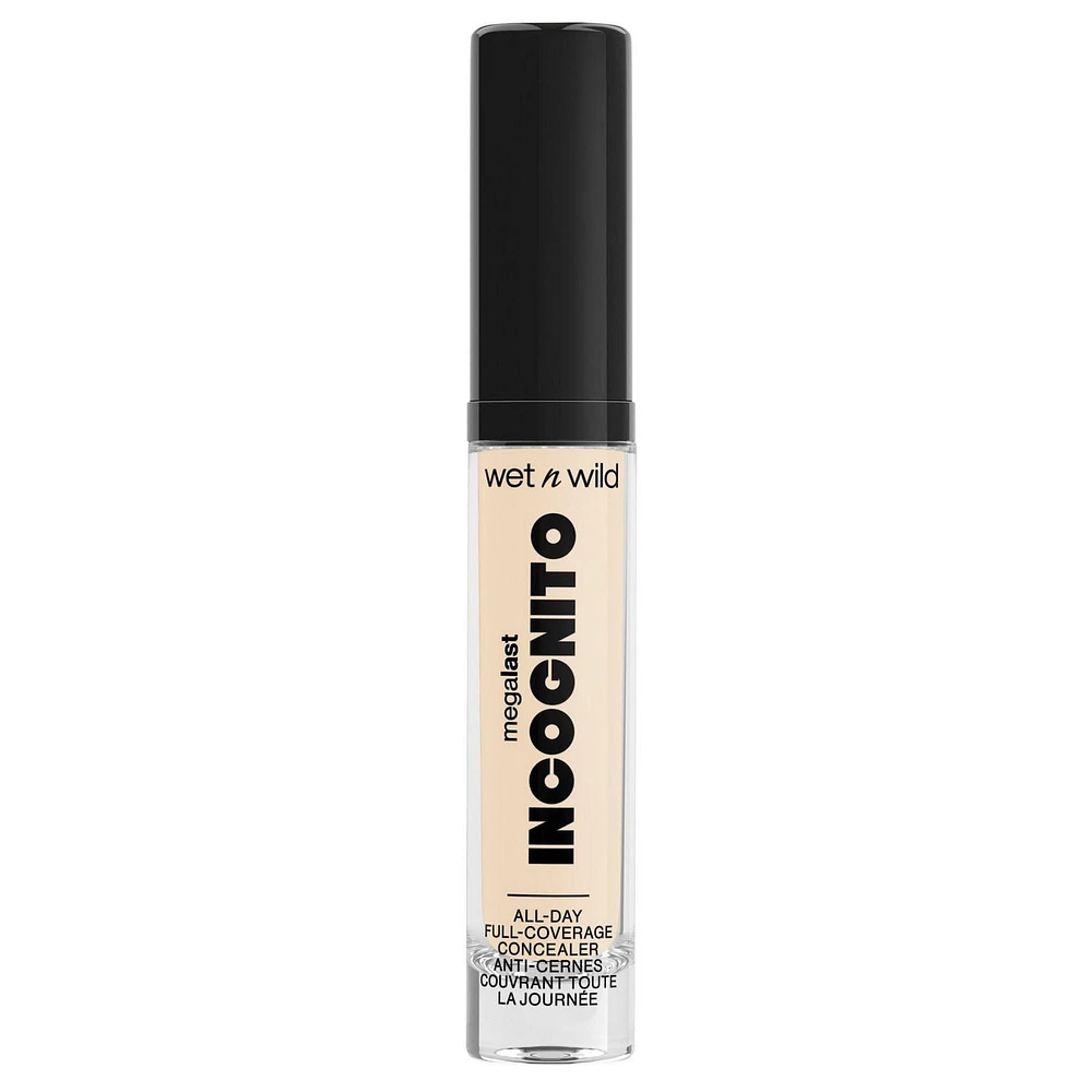 MEGALAST INCOGNITO FULL COVERAGE CONCEALER - FAIR, All-day wear Concealer