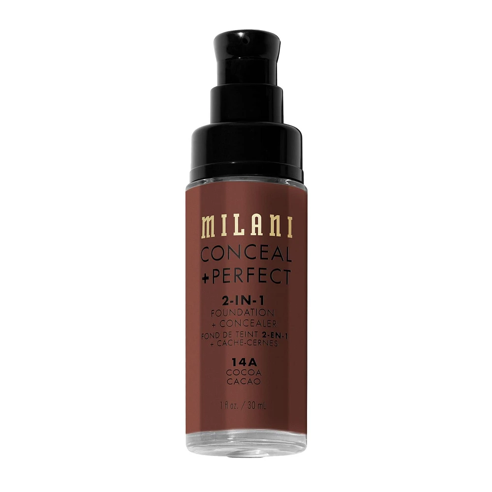 Milani Conceal+Perfect 2-in-1 Fond de teint et correcteur Milani Conceal+Parfait 2-en-1