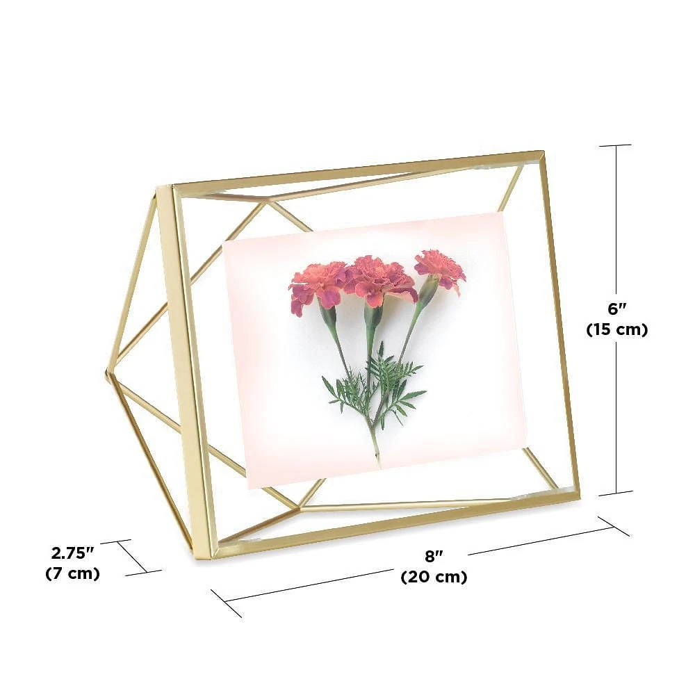 Umbra Prisma Picture Frame,Matte Brass