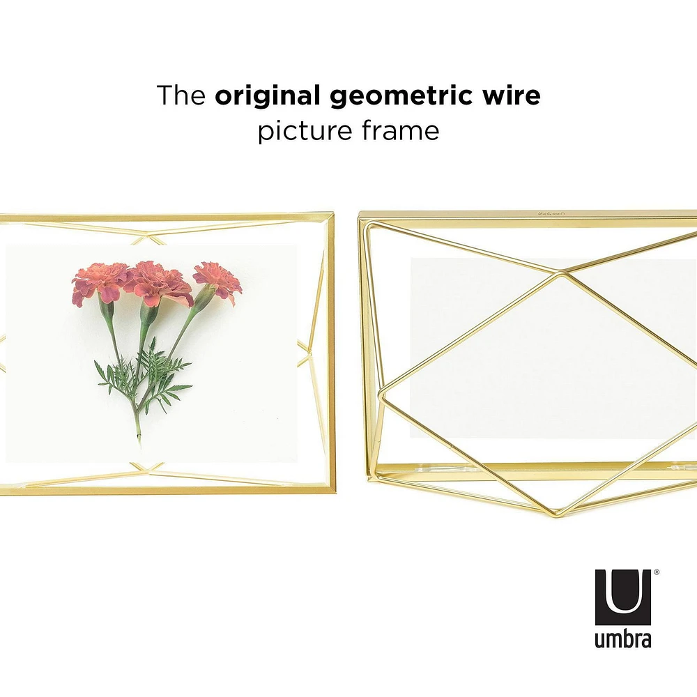 Umbra Prisma Picture Frame,Matte Brass