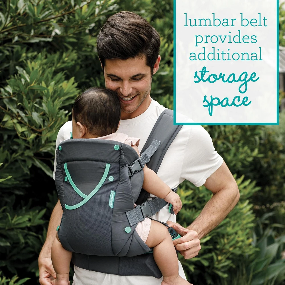 Porte-bébé Infantino Carry On Active - Gris porte-bébé multi-poches